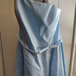 Michaelangelo Formal Sky Blue Dress - Size 18